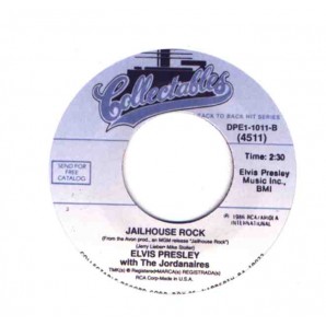 Presley, Elvis 'Jailhouse Rock' + 'She's Not You'  7"